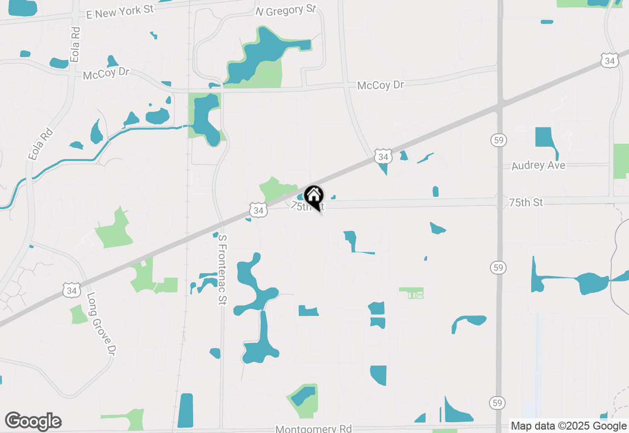 Map of 515 Watercress Drive, Aurora, IL 60504