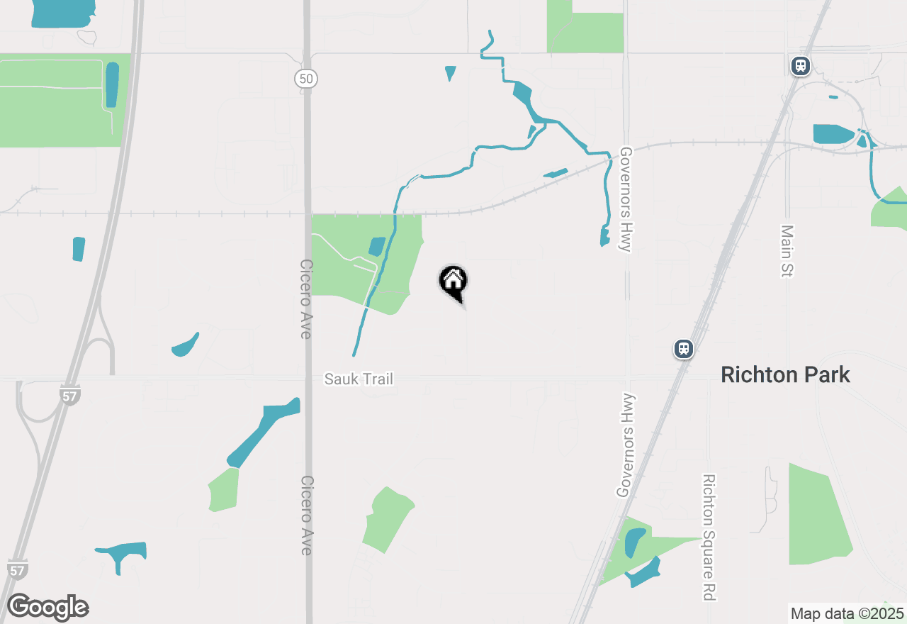 Map of 22118 E Churchill Drive, Richton Park, IL 60471