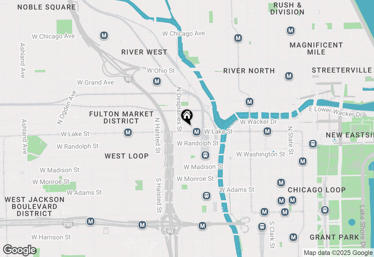 Map of 200 N Jefferson Street #605, Chicago, IL 60661