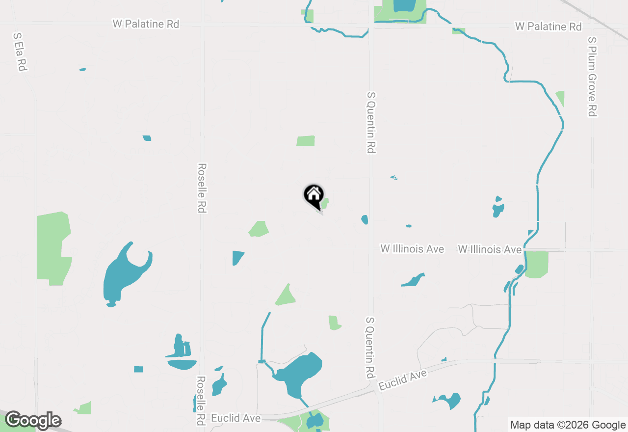 Map of 652 S Middleton Avenue, Palatine, IL 60067
