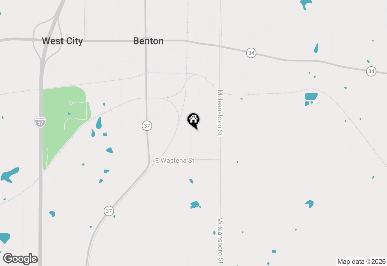 Map of 1000 S Wilson Street, Benton, IL 62812