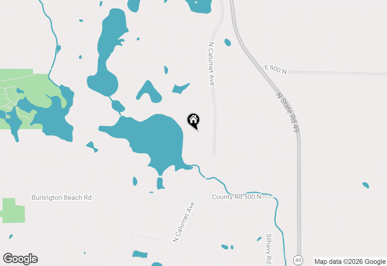 Map of 5011 Waters Edge Drive, Valparaiso, IN 46383