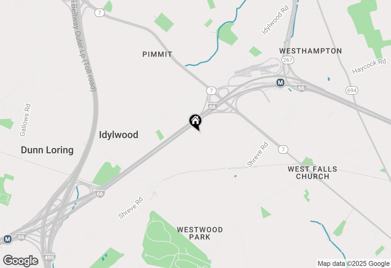 Map of 2336 Barbour Road, Falls Church, VA 22043