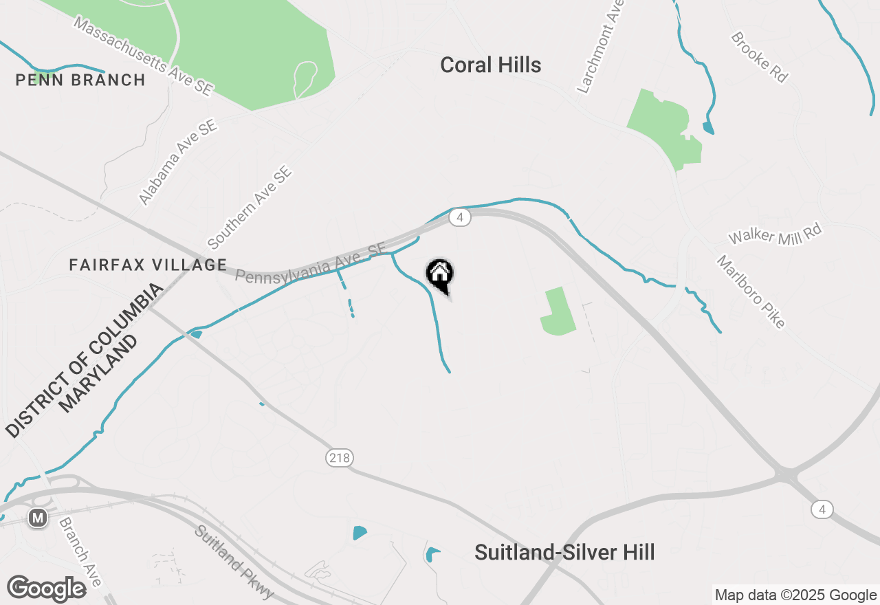 Map of 2106 Shadyside Avenue, Suitland, MD 20746