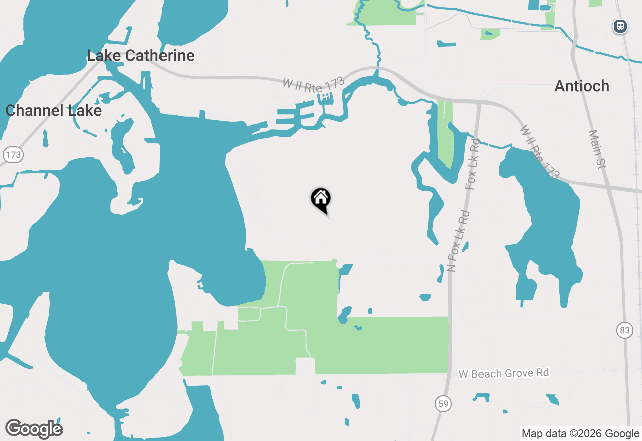 Map of 1303 Morning Dove Lane, Antioch, IL 60002