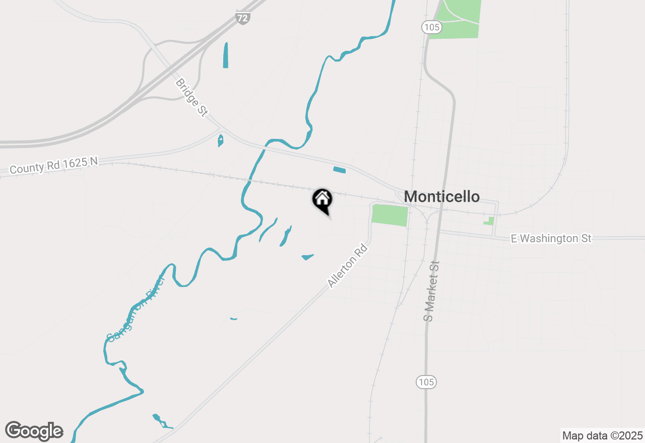 Map of 107 Quail Hill Road, Monticello, IL 61856