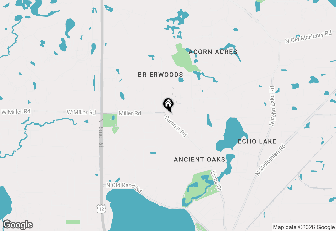 Map of 61 Miller Road, Lake Zurich, IL 60047