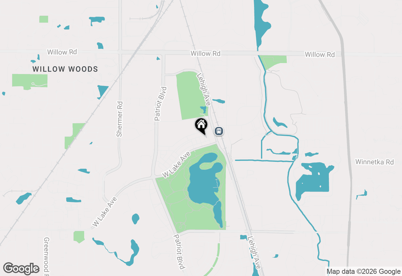 Map of 2325 Sundrop Drive, Glenview, IL 60026