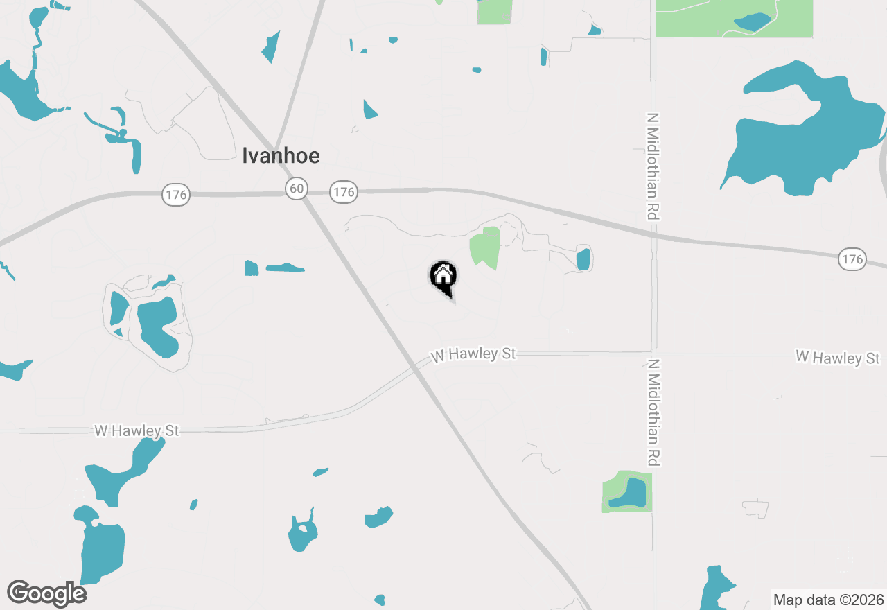 Map of 1839 Victoria Road, Mundelein, IL 60060