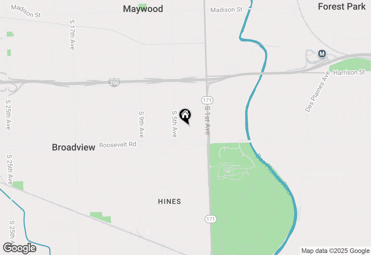 Map of 2101 S 4th Avenue #B, Maywood, IL 60153