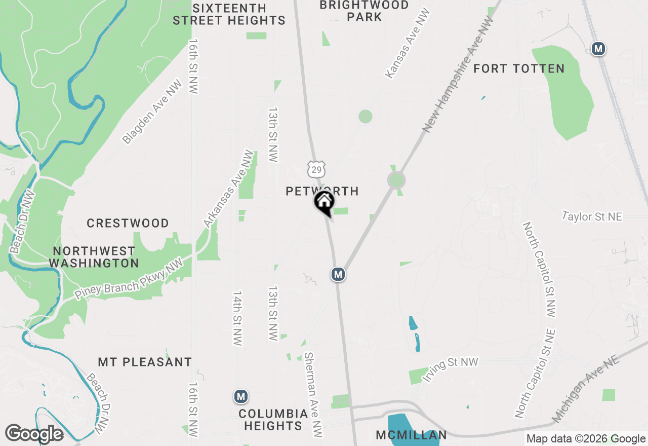 Map of 4014 Georgia Avenue Nw #402, Washington, DC 20011