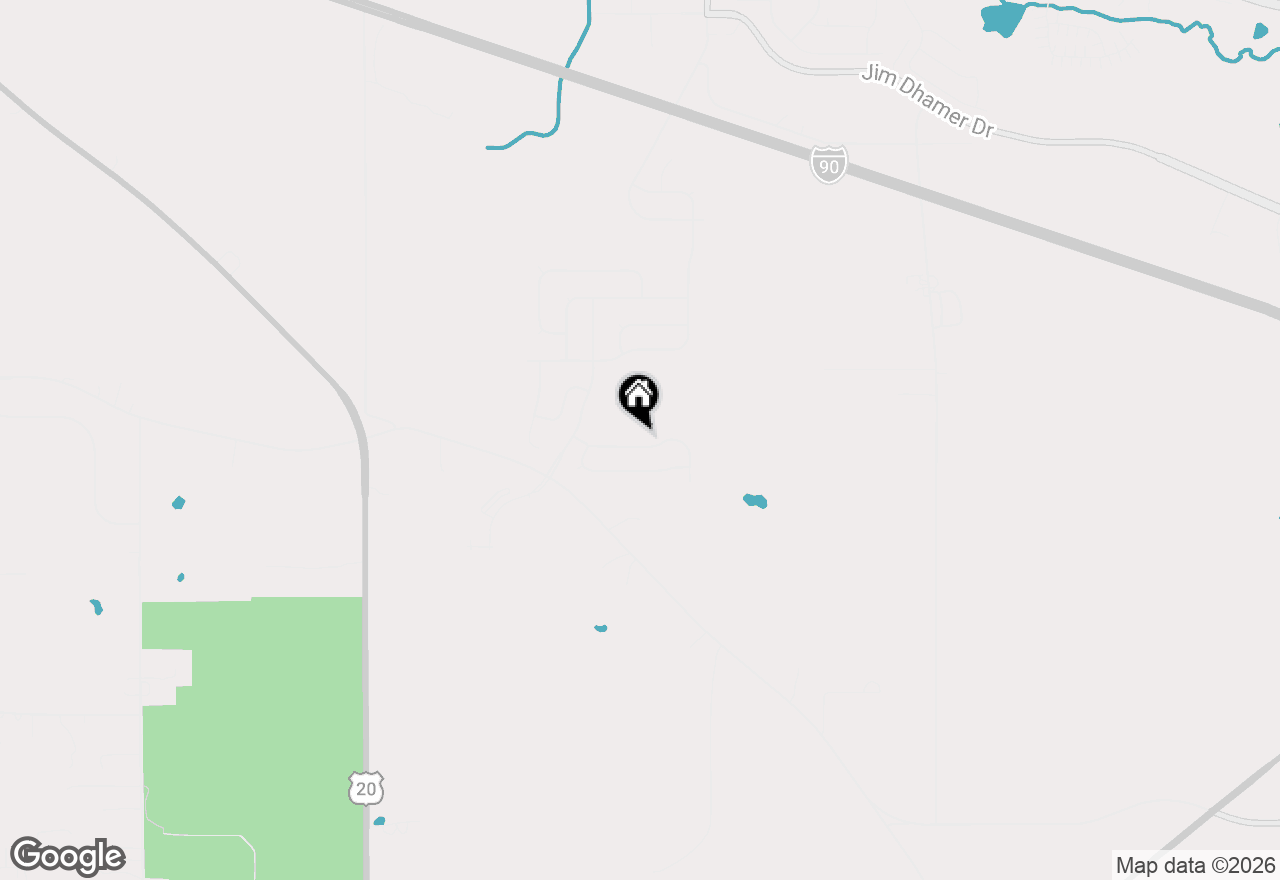 Map of 2582 Carlisle Lane, Hampshire, IL 60140
