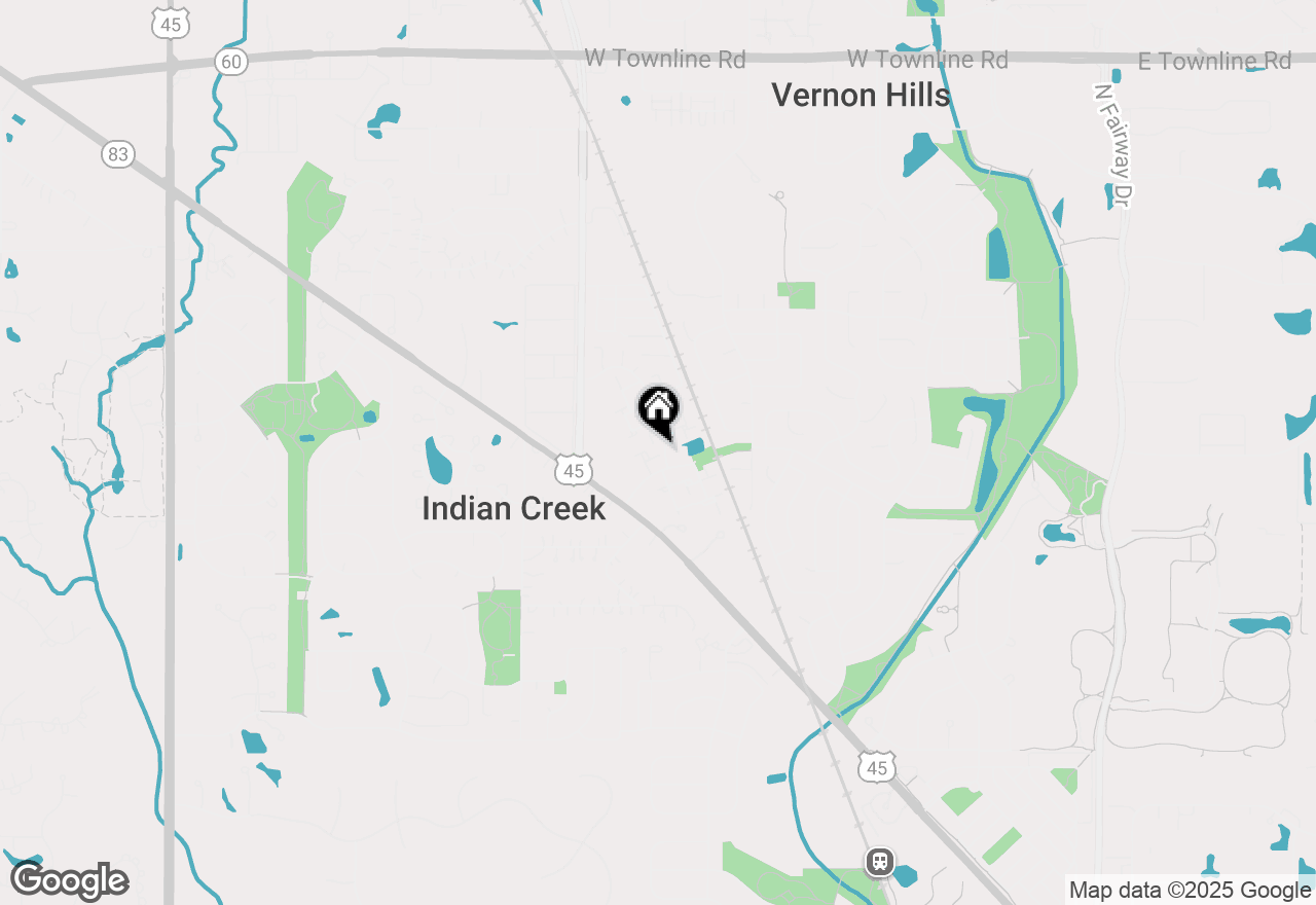 Map of 402 Fernwood Court #-, Vernon Hills, IL 60061