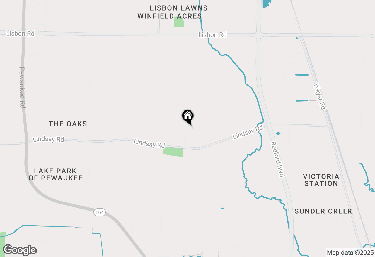 Map of W238N4620 Woods Edge Dr, Pewaukee, WI 53072