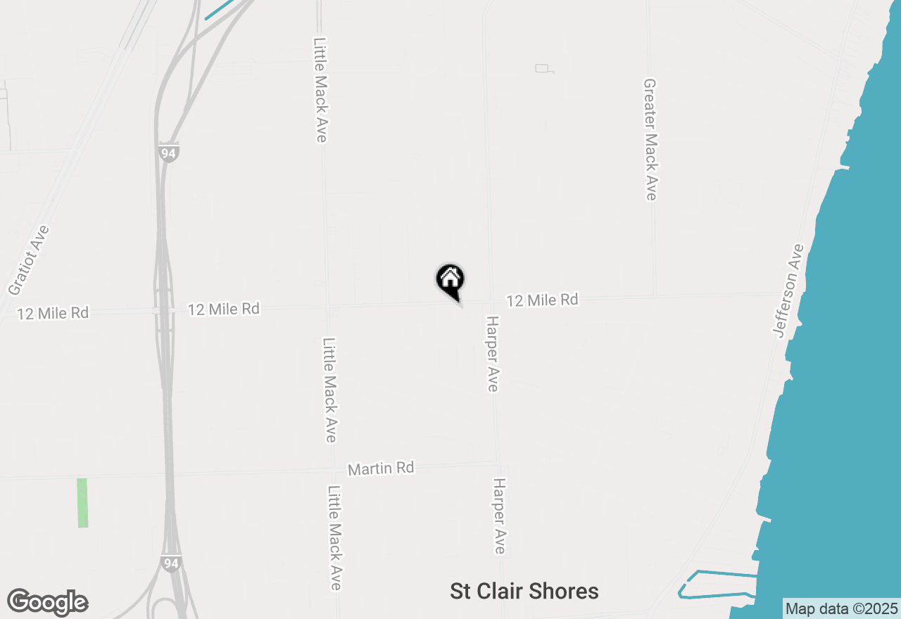 Map of 21220 E 12 Mile Road, St. Clair Shores, MI 48081