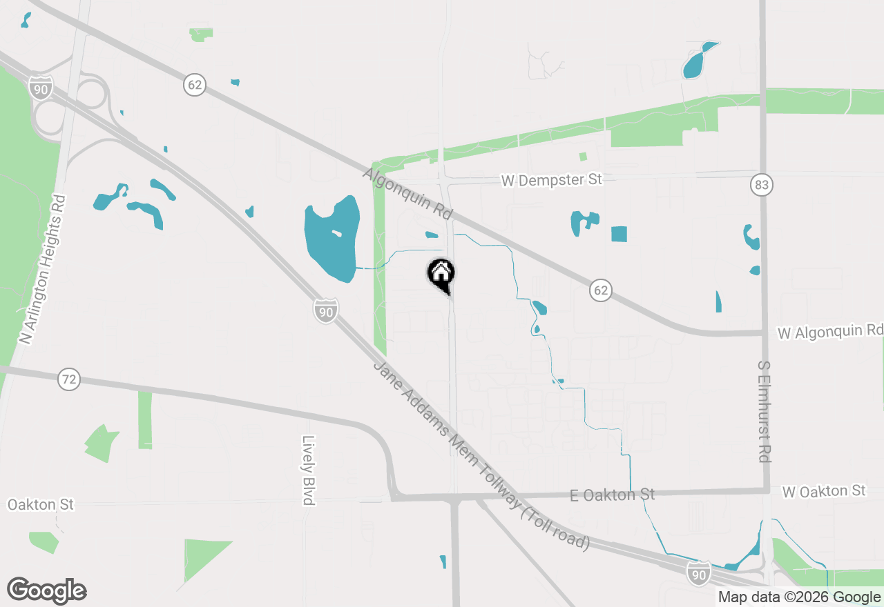 Map of 1703 W Mansard Lane #103, Mount Prospect, IL 60056