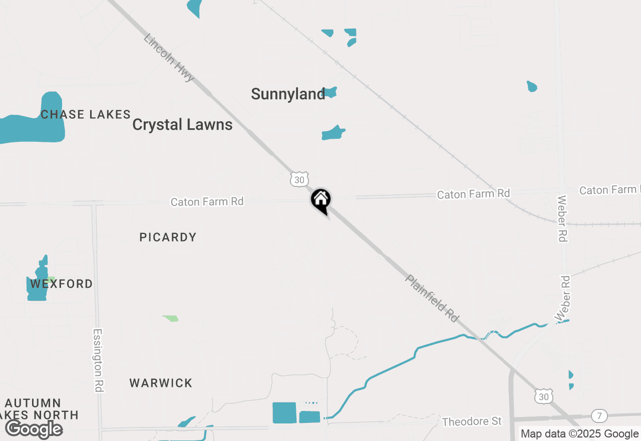 Map of 2356 Gaylord Road #2D, Crest Hill, IL 60403