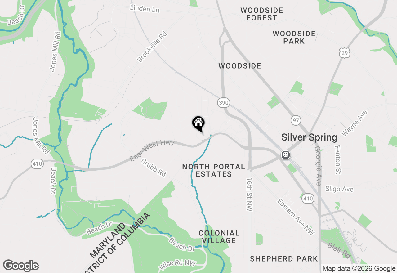 Map of 8507 Leonard Drive, Silver Spring, MD 20910