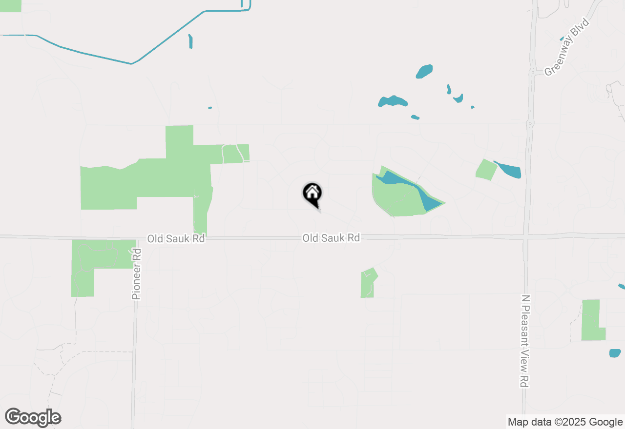 Map of 9645 Shadow Ridge Trail, Middleton, WI 53562