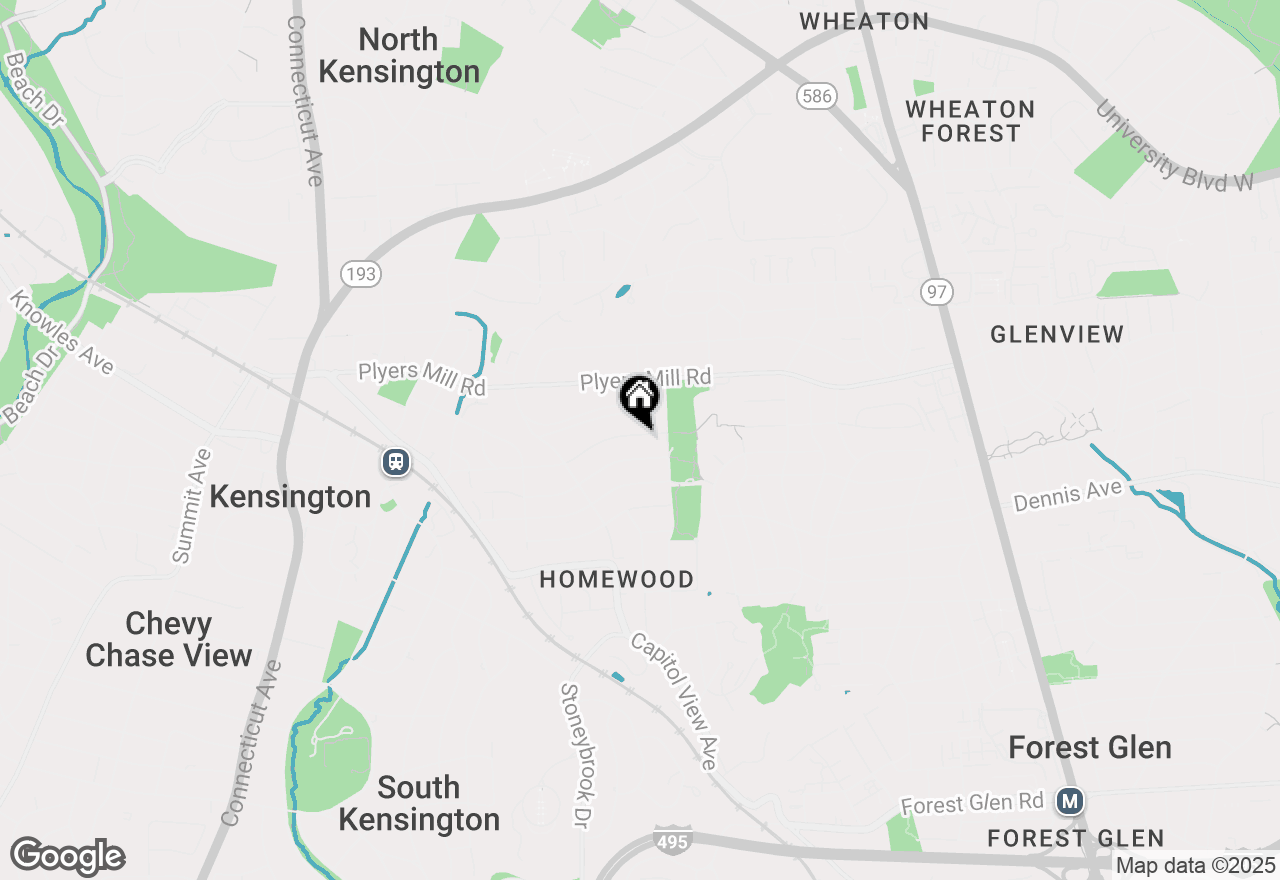 Map of 3010 Ferndale Street, Kensington, MD 20895