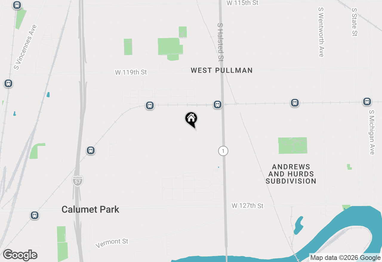 Map of 12233 S Morgan Street, Chicago, IL 60643