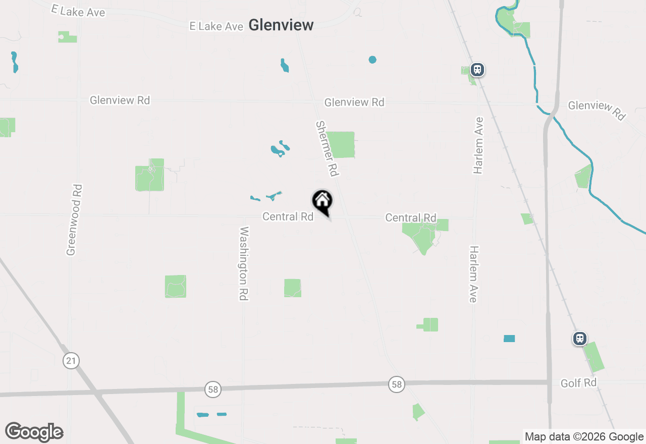 Map of 2436 Pick Drive, Glenview, IL 60025