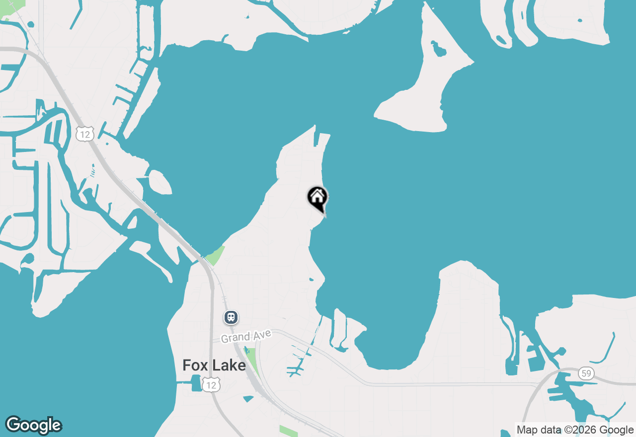 Map of (Address confidential), Fox Lake, Illinois 60020