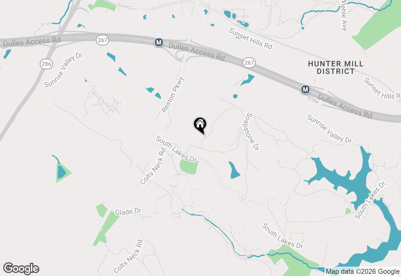 Map of 2158 Golf Course Dr. Drive, Reston, VA 20191