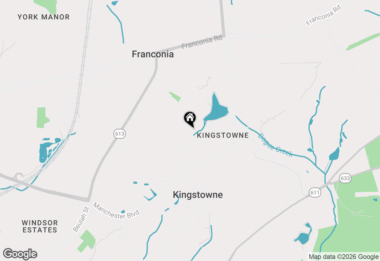 Map of 6635 Dunwich Way, Alexandria, VA 22315