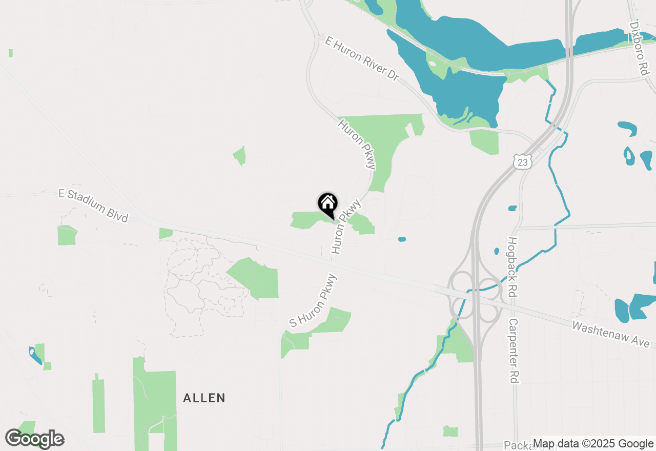 Map of 3183 Asher Road, Ann Arbor, MI 48104