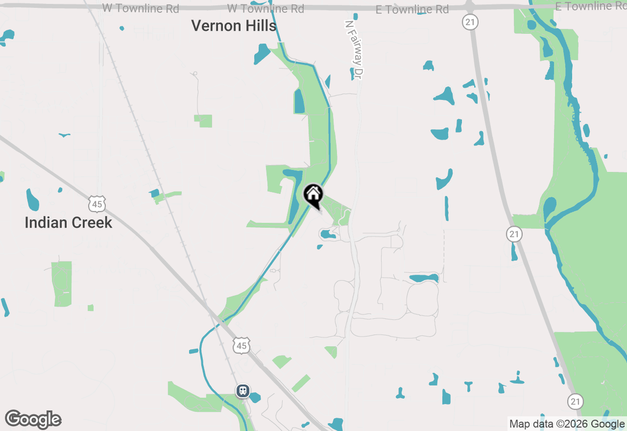Map of 275 Saddle Back Road, Vernon Hills, IL 60061