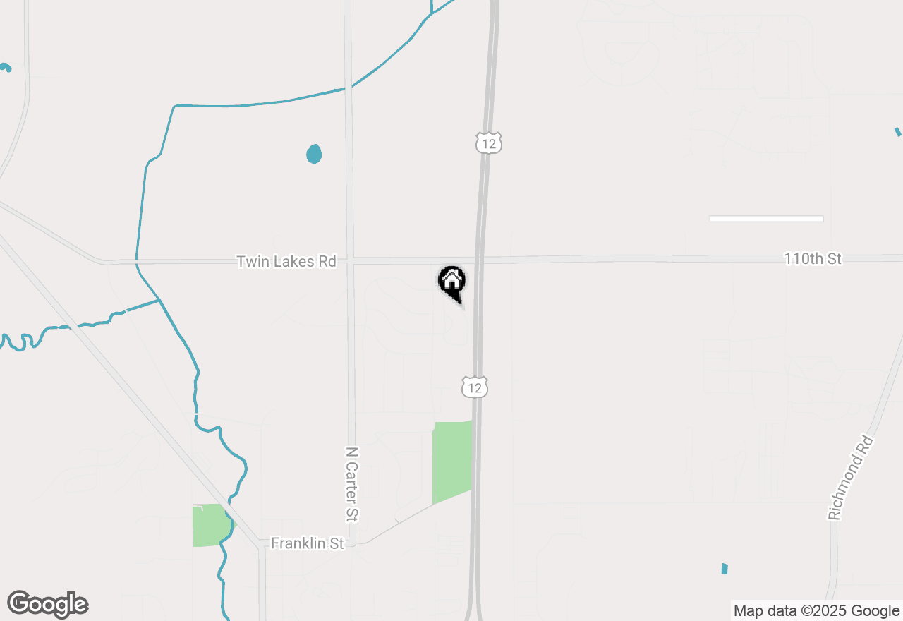 Map of 1400 Hunters Ridge Dr #103, Genoa City, WI 53128