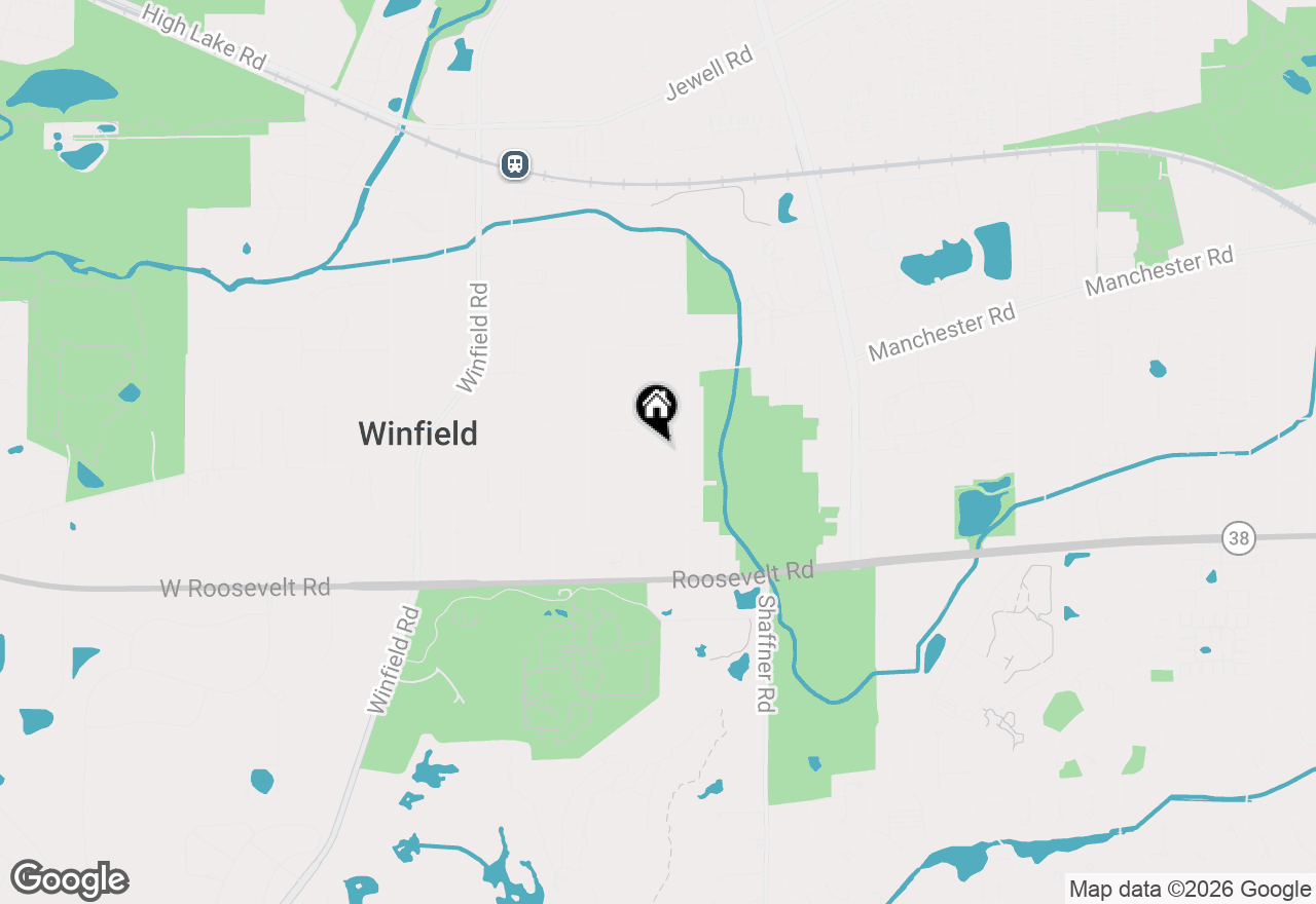 Map of 0S579 Robbins Street, Winfield, IL 60190