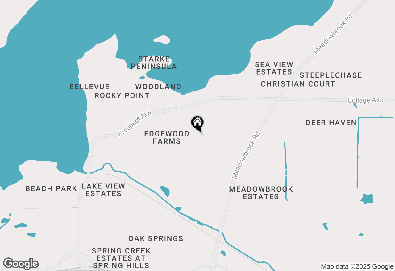 Map of W271N2493 Orchard Ln, Pewaukee, WI 53072