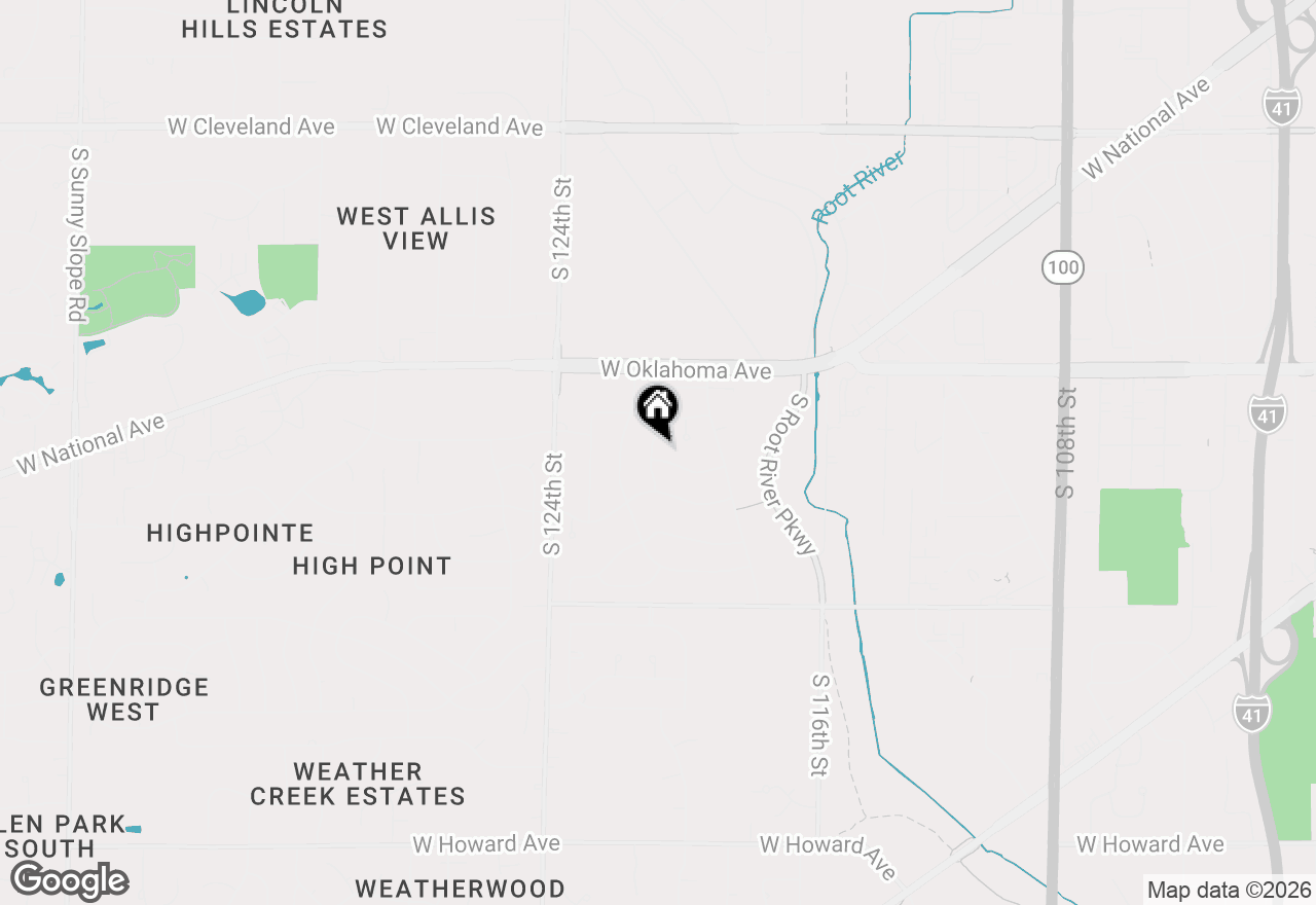 Map of 3254 S 121st St, West Allis, WI 53227