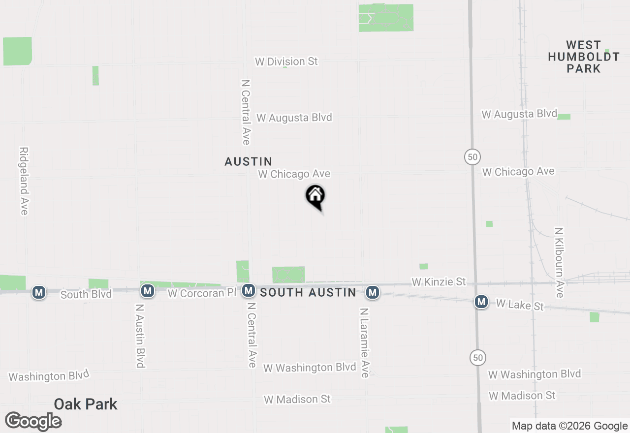 Map of 630 N Lorel Avenue, Chicago, IL 60644