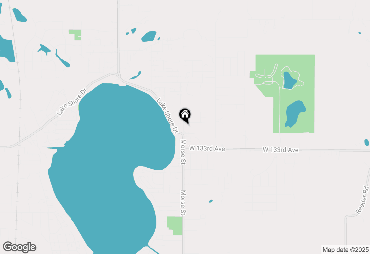 Map of 13129 Morse Street, Cedar Lake, IN 46303