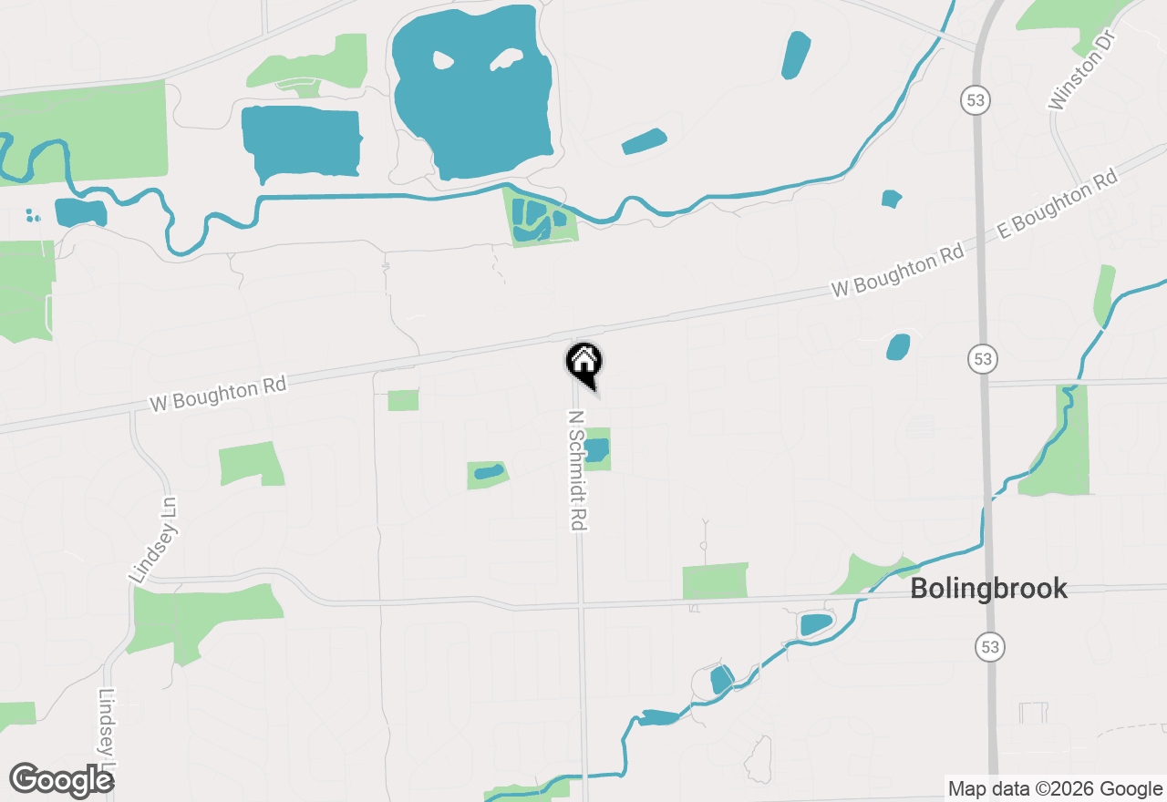 Map of 317 Ozark Drive, Bolingbrook, IL 60440