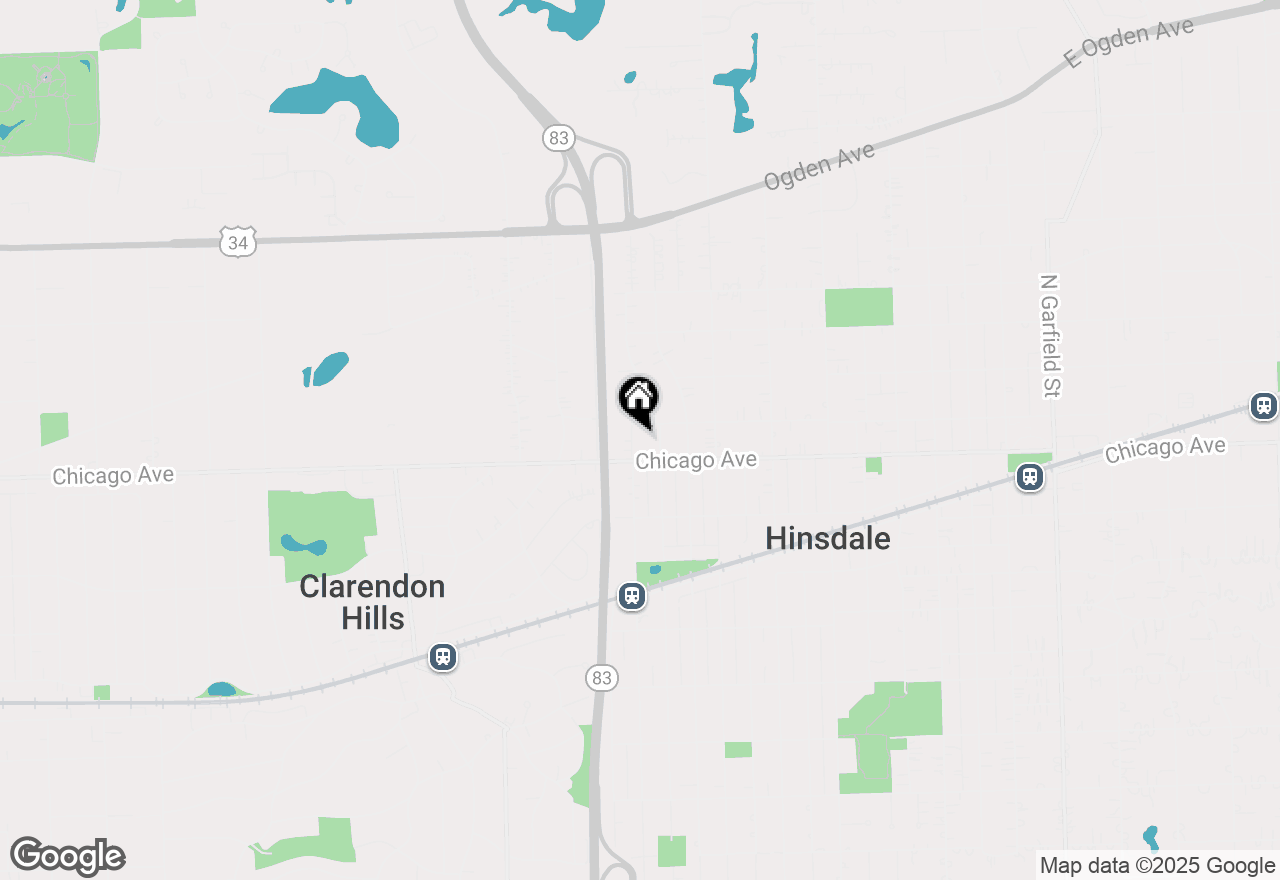 Map of 19 N Stough Street, Hinsdale, IL 60521