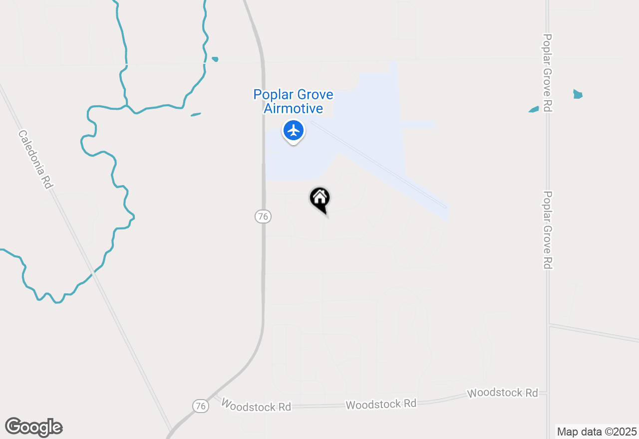 Map of 815 Beech Bay Road, Poplar Grove, IL 61065