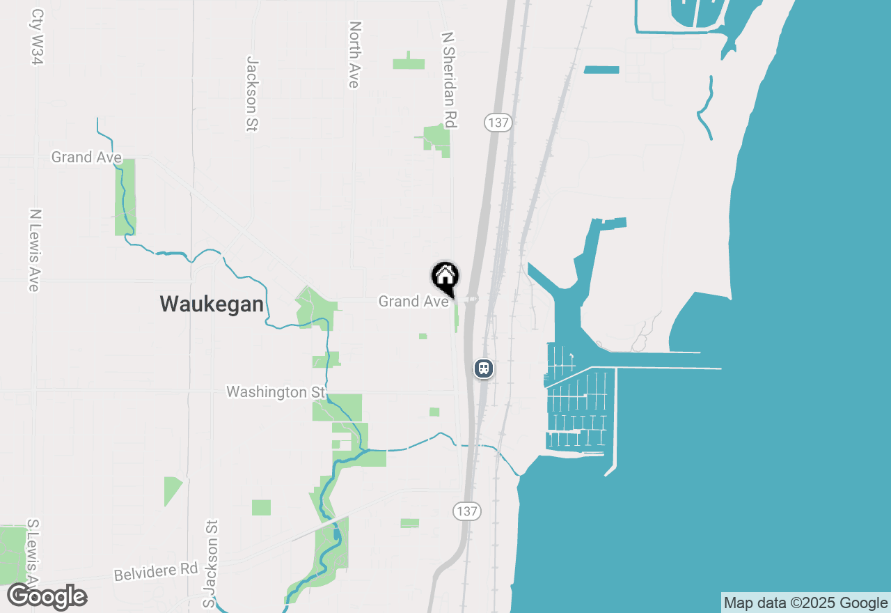 Map of 226 N Sheridan Road, Waukegan, IL 60085