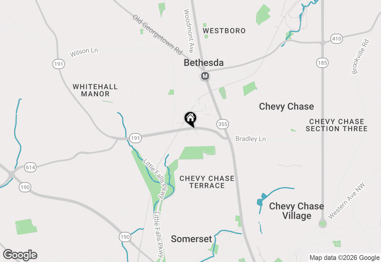 Map of 4904 Bradley Boulevard #229, Chevy Chase, MD 20815