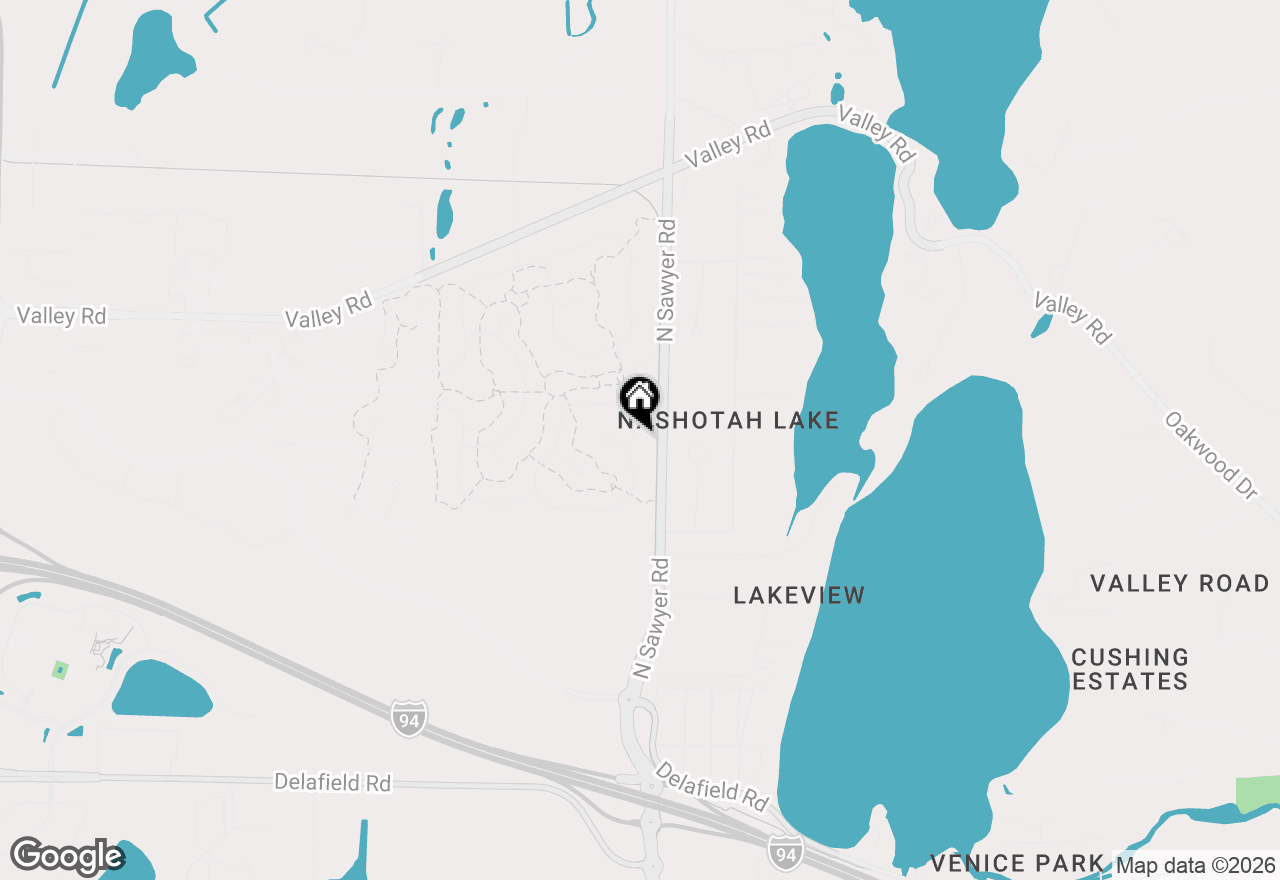 Map of 2906 Yahara Dr, Summit, WI 53066