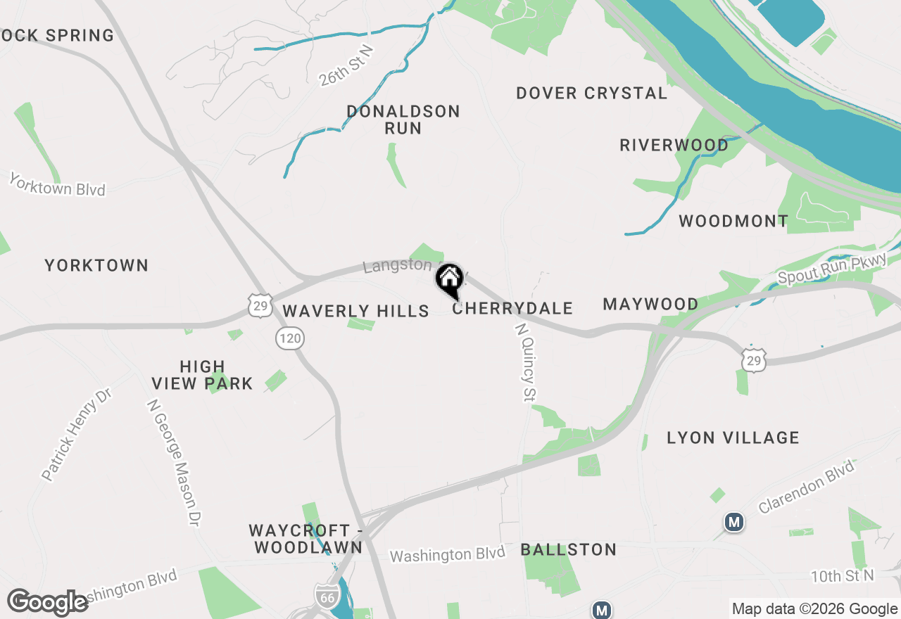 Map of 4201 Cherry Hill Road #106, Arlington, VA 22207