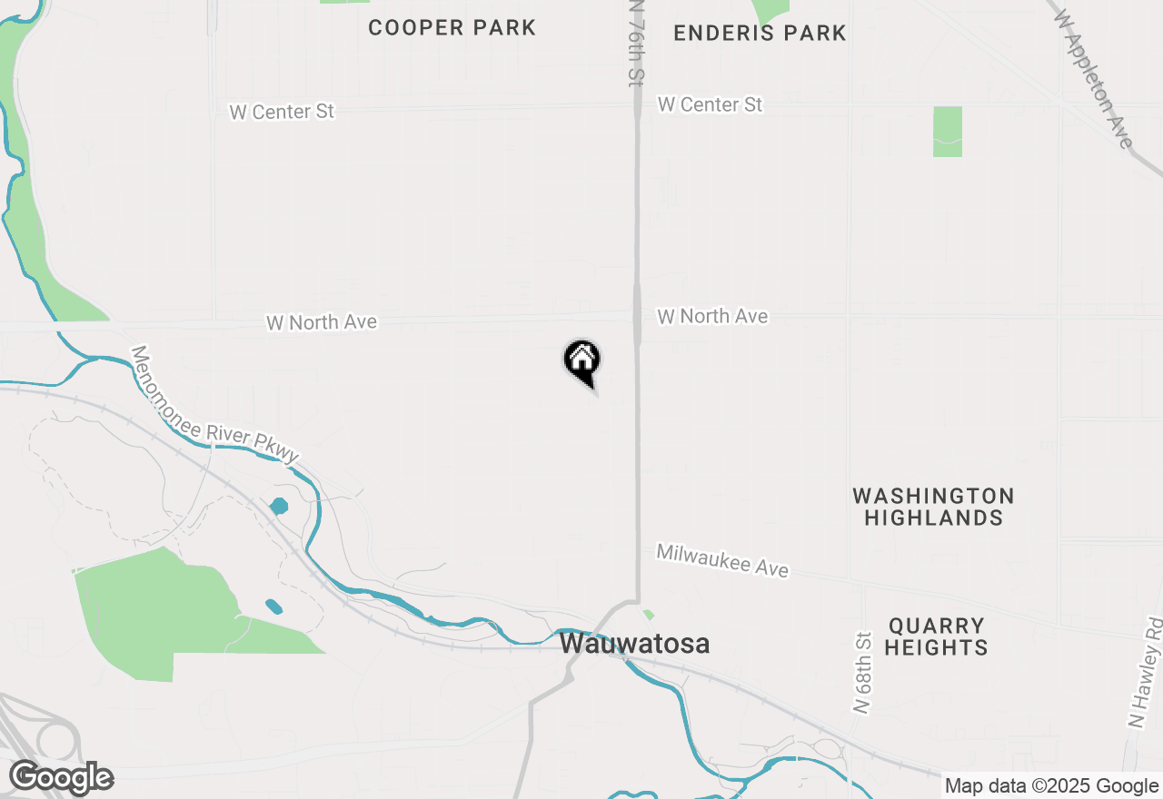 Map of 7800 Rogers Ave, Wauwatosa, WI 53213