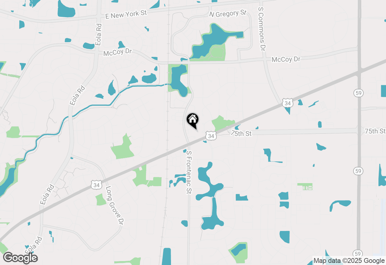 Map of 3503 Willowview Court #3503, Aurora, IL 60504