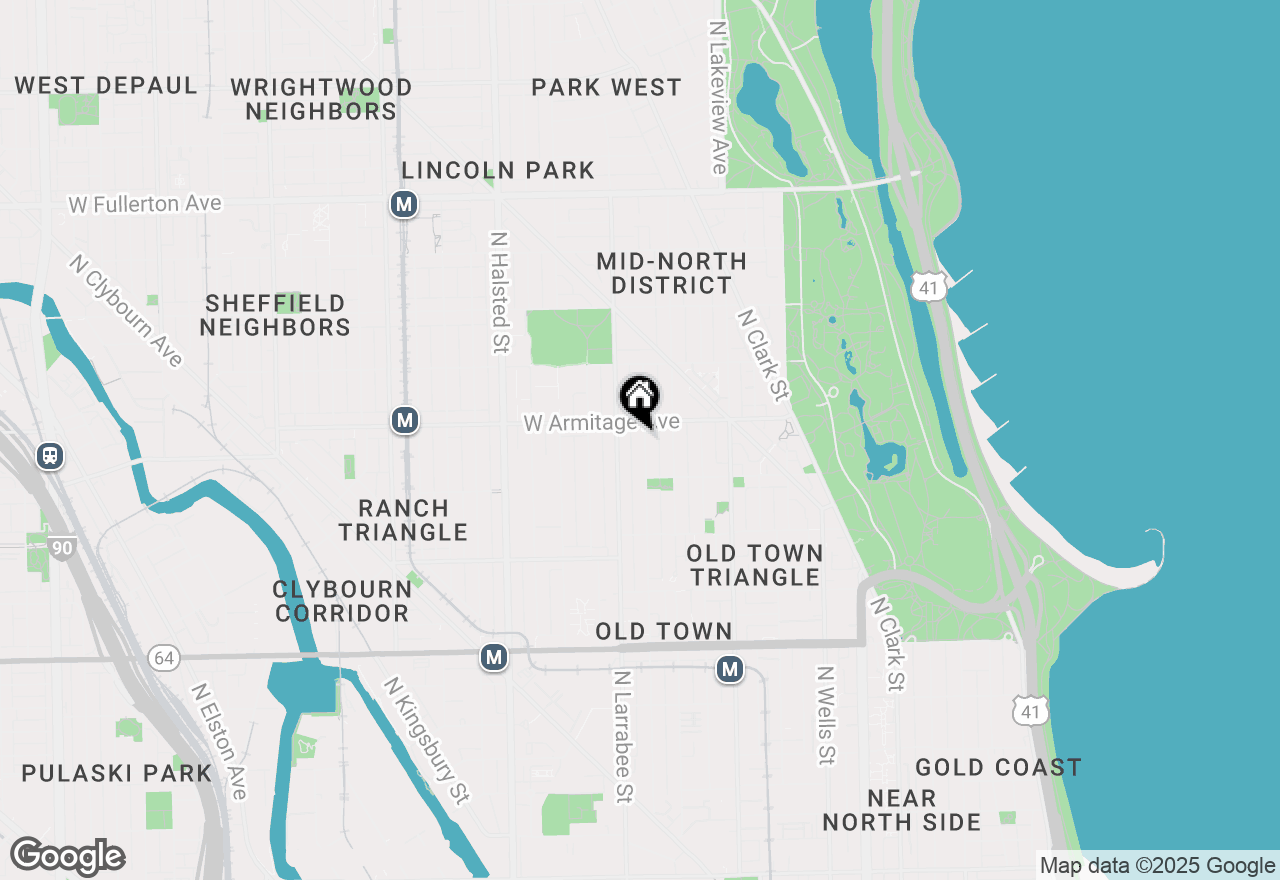 Map of 1940 N Mohawk Street #3, Chicago, IL 60614