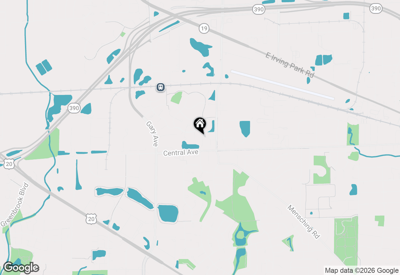 Map of 54 N Andover Drive, Roselle, IL 60172