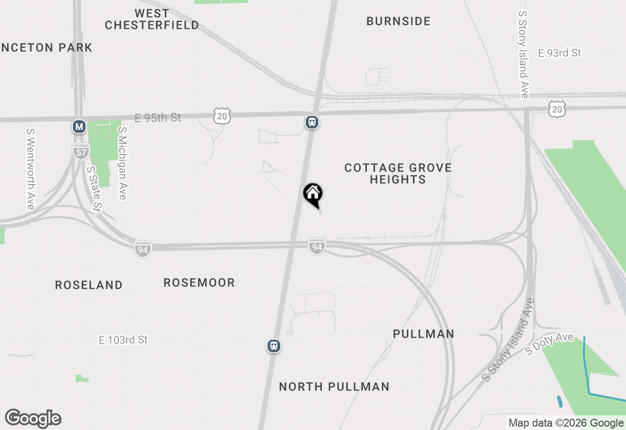 Map of 819 E 98th Place, Chicago, IL 60628