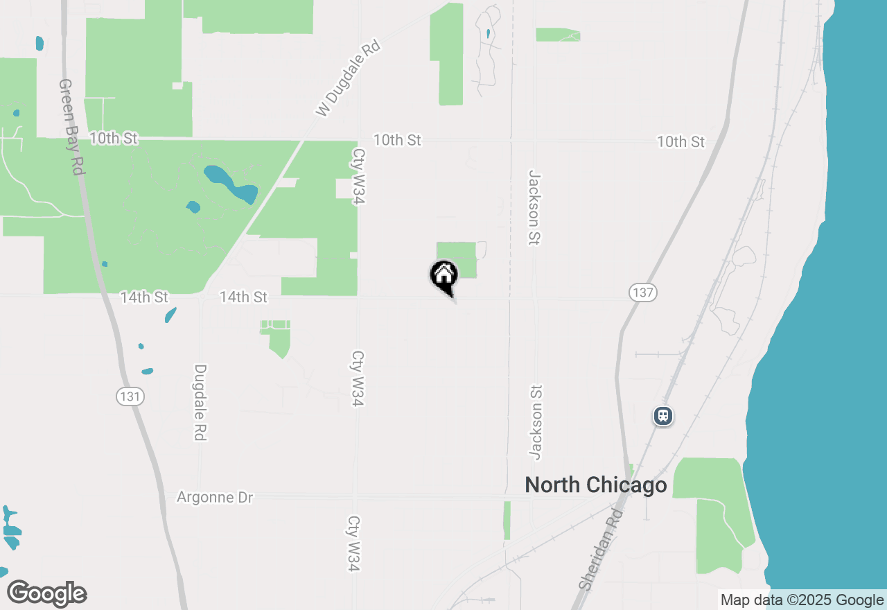 Map of 1511 14th Street, North Chicago, IL 60064